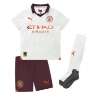 Manchester City Oscar Bobb #52 Replica Away Minikit 2023-24 Short Sleeve (+ pants)